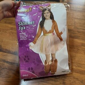 Child’s Shimmer Fox Dress Halloween Costume SZ 4-6